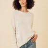 One Grey Day Lyle Cashmere Pullover - Ivory | Pullovers