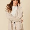 One Grey Day Ellen Cable Cardigan - Biscuit | Cardigans/Dusters