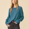 One Grey Day Sloane Cashmere Pullover - Bluejay | Pullovers