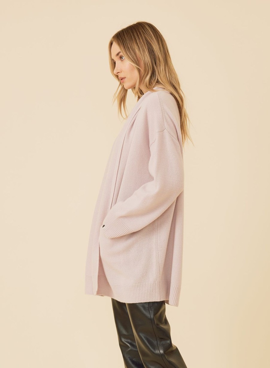 One Grey Day Bixby Cashmere Cardigan - Orchid | Cardigans/Dusters