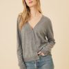 One Grey Day Laguna Merino Cardigan - Slate | Tanks/Tops/Tees