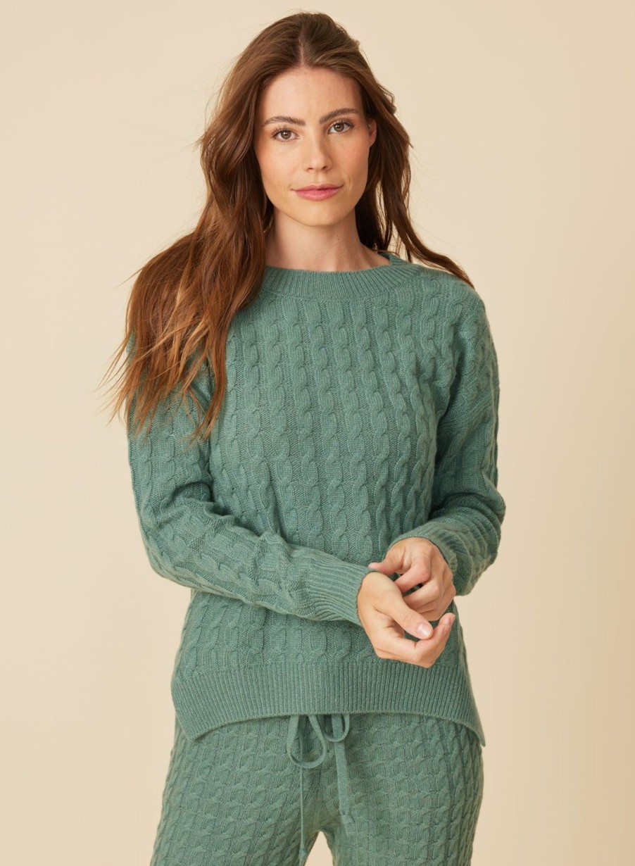 One Grey Day Cambria Cashmere Pullover - Seaview | Sets