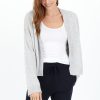 One Grey Day Rodney Open Cashmere Cardi - Heather Grey | Cardigans/Dusters