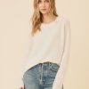 One Grey Day Sloane Cashmere Pullover - Ivory | Pullovers