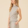 One Grey Day Amari Cashmere Tank - Heather Grey | Tanks/Tops/Tees