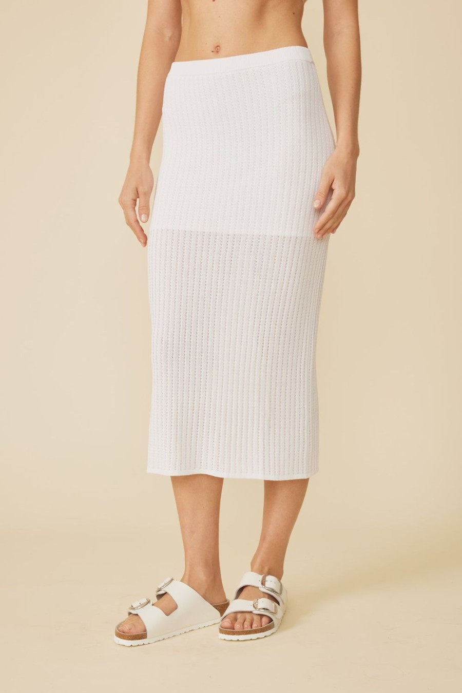 One Grey Day Luka Skirt - White | Sets