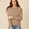 One Grey Day Lyle Cashmere Pullover - Flax | Pullovers