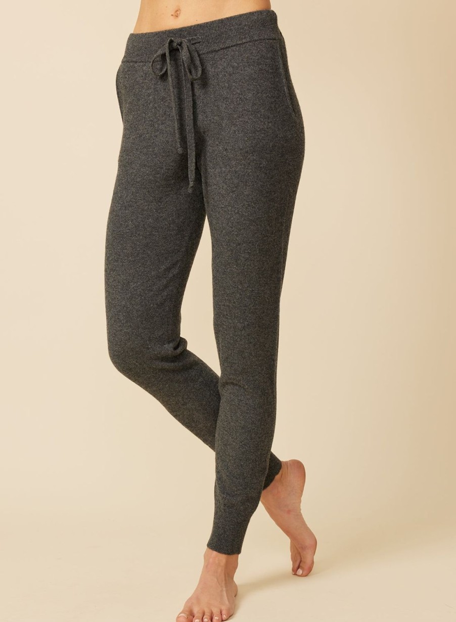 One Grey Day Pismo Knit Jogger - Charcoal | Bottoms