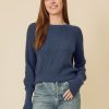 One Grey Day Seymour Pullover - Navy | Pullovers