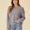 One Grey Day Bardot Pullover - Medium Heather Grey | Pullovers