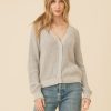 One Grey Day Raleigh Cardigan - Heather Grey | Cardigans/Dusters