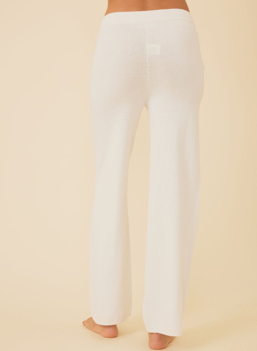 One Grey Day Bianca Cropped Pant - White | Bottoms