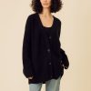 One Grey Day Pacific Cashmere Cardigan - Black | Cardigans/Dusters