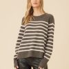 One Grey Day Sloane Cashmere Pullover - Rye Combo | Pullovers