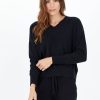 One Grey Day Spencer Cashmere V-Neck - Black | Pullovers