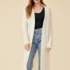 One Grey Day Chandler Duster - Ivory | Cardigans/Dusters