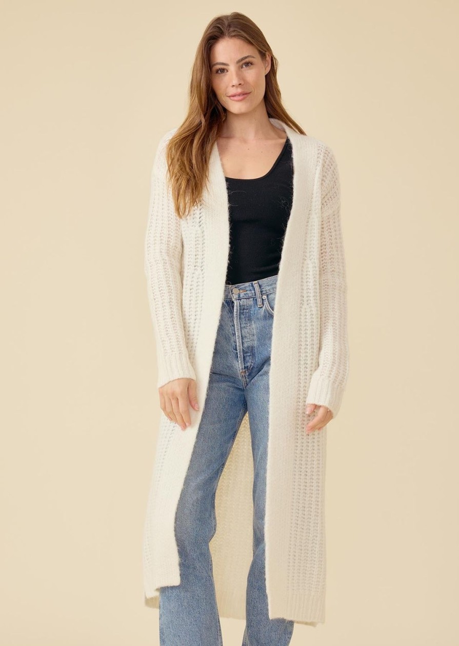 One Grey Day Chandler Duster - Ivory | Cardigans/Dusters