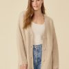 One Grey Day Pacific Cashmere Cardigan - Oatmeal | Cardigans/Dusters