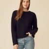 One Grey Day Pacific Cashmere Pullover - Black | Pullovers