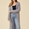 One Grey Day Chandler Duster - Medium Heather Grey | Cardigans/Dusters