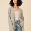 One Grey Day Pacific Cashmere Cardigan - Heather Grey | Cardigans/Dusters