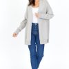 One Grey Day Lyle Cashmere Cardigan - Heather Grey | Cardigans/Dusters