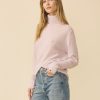 One Grey Day Sloane Cashmere Turtleneck - Orchid | Pullovers