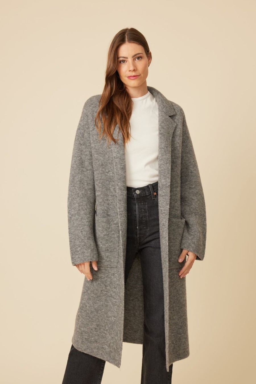 One Grey Day Arroyo Coat - Oxford | Cardigans/Dusters