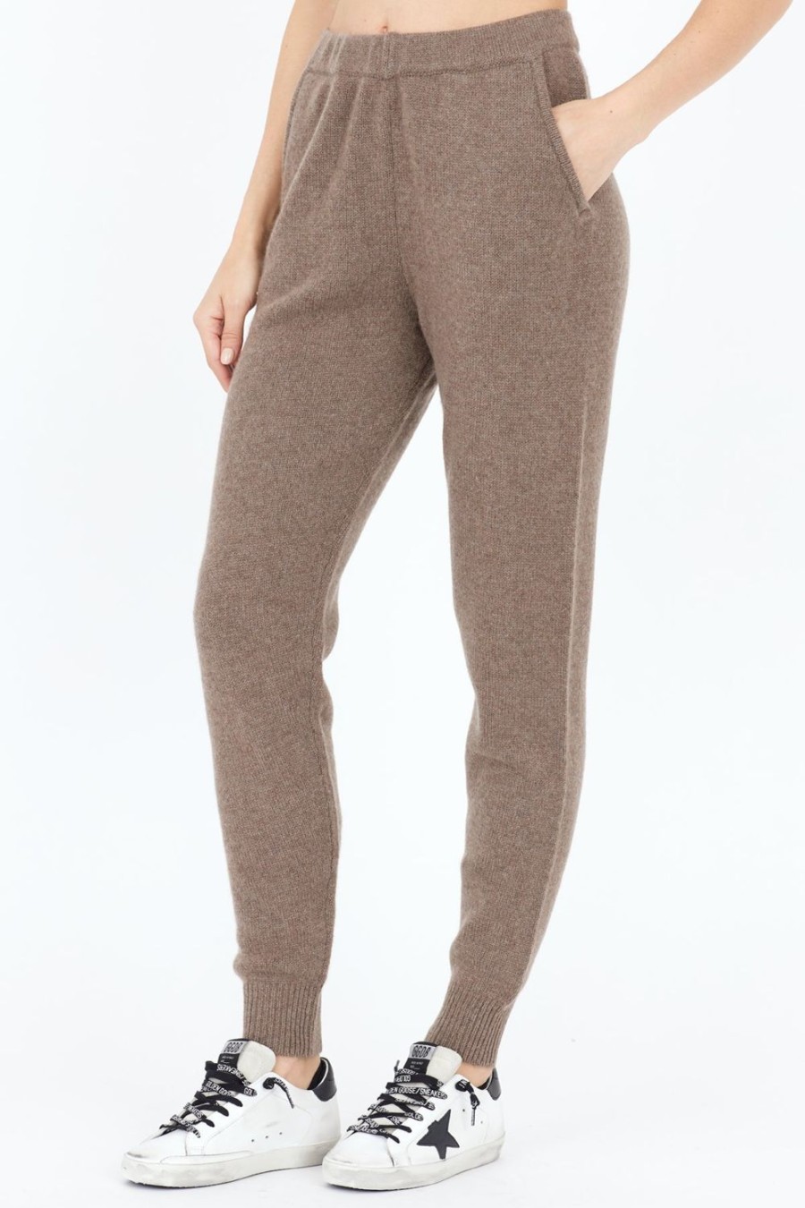 One Grey Day Maeve Cashmere Pant - Chocolate | Bottoms