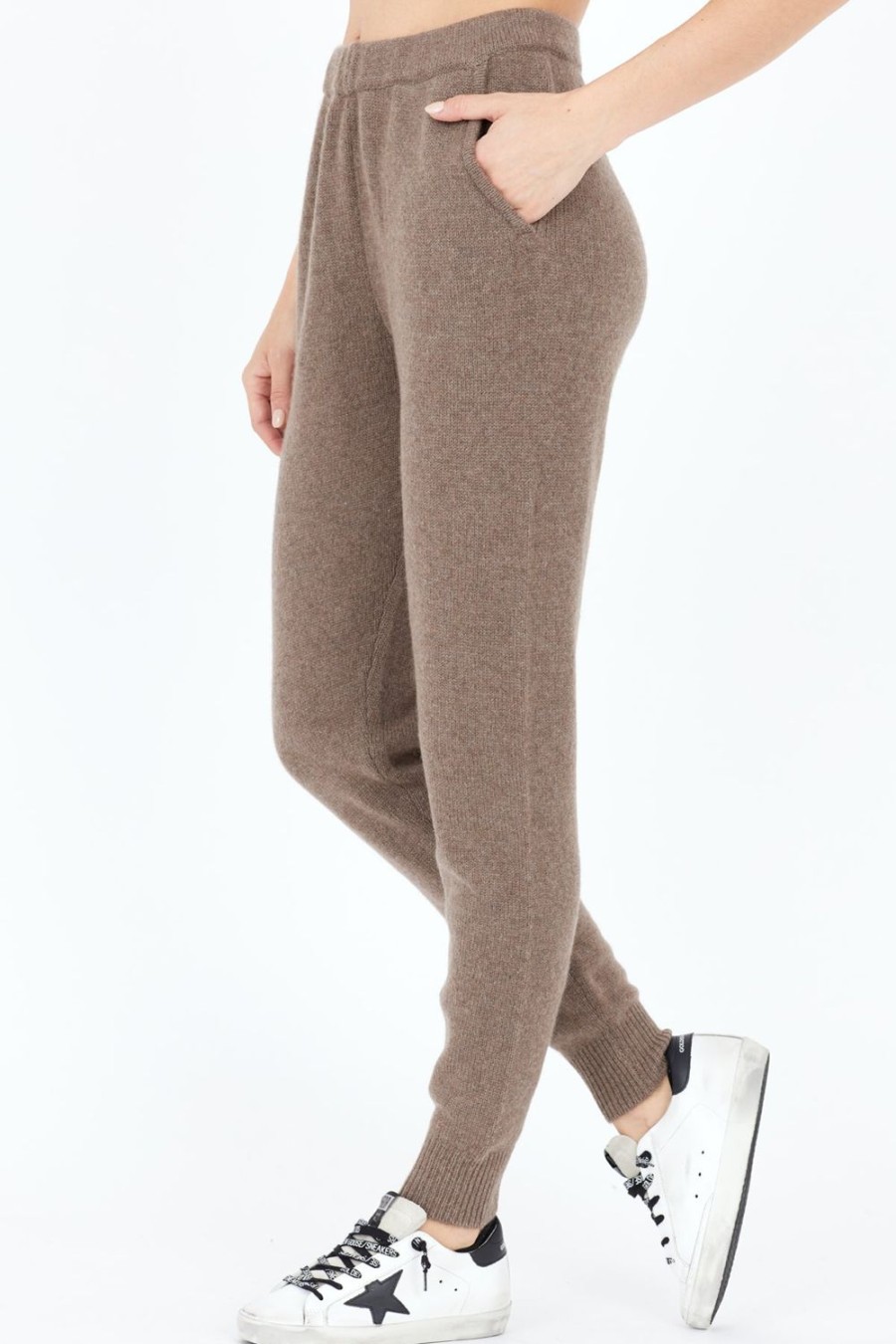 One Grey Day Maeve Cashmere Pant - Chocolate | Bottoms