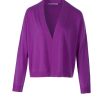 One Grey Day Rodney Open Cashmere Cardi - Magenta | Cardigans/Dusters