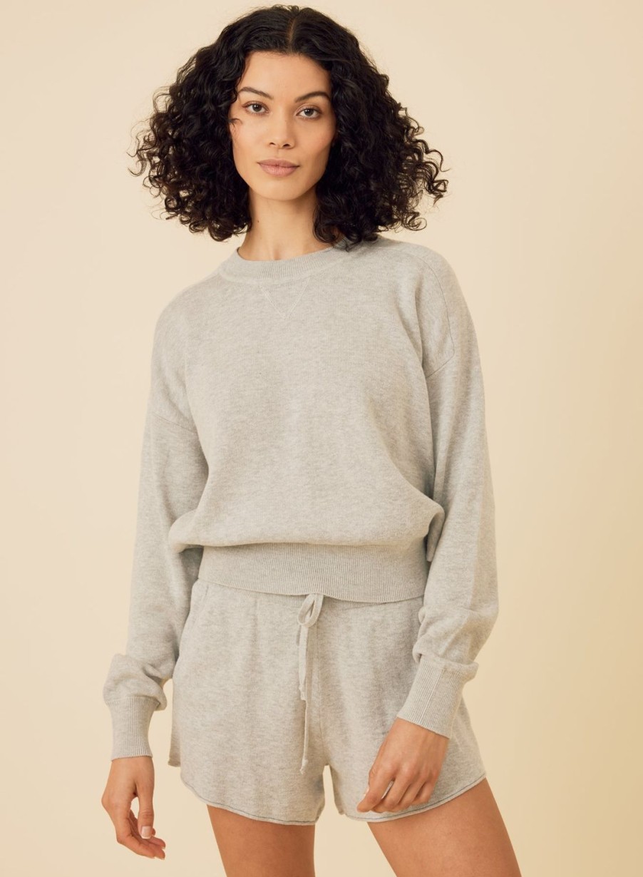 One Grey Day Warwick Pullover - Heather Grey | Pullovers