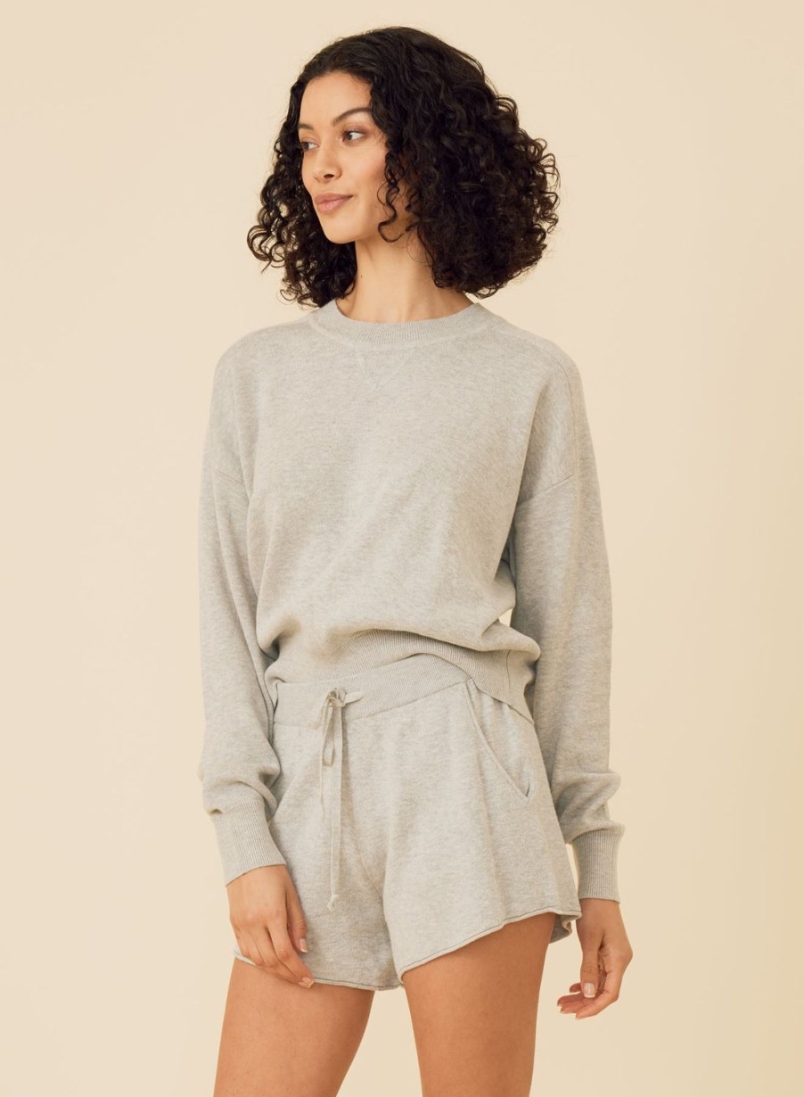 One Grey Day Warwick Pullover - Heather Grey | Pullovers