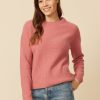 One Grey Day Pacific Cashmere Pullover - Rosewood | Pullovers