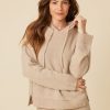 One Grey Day Bixby Cashmere Hoodie - Sand | Hoodies