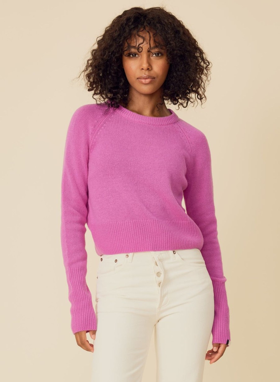 One Grey Day Blakely Cashmere Crewneck - Paradise | Pullovers