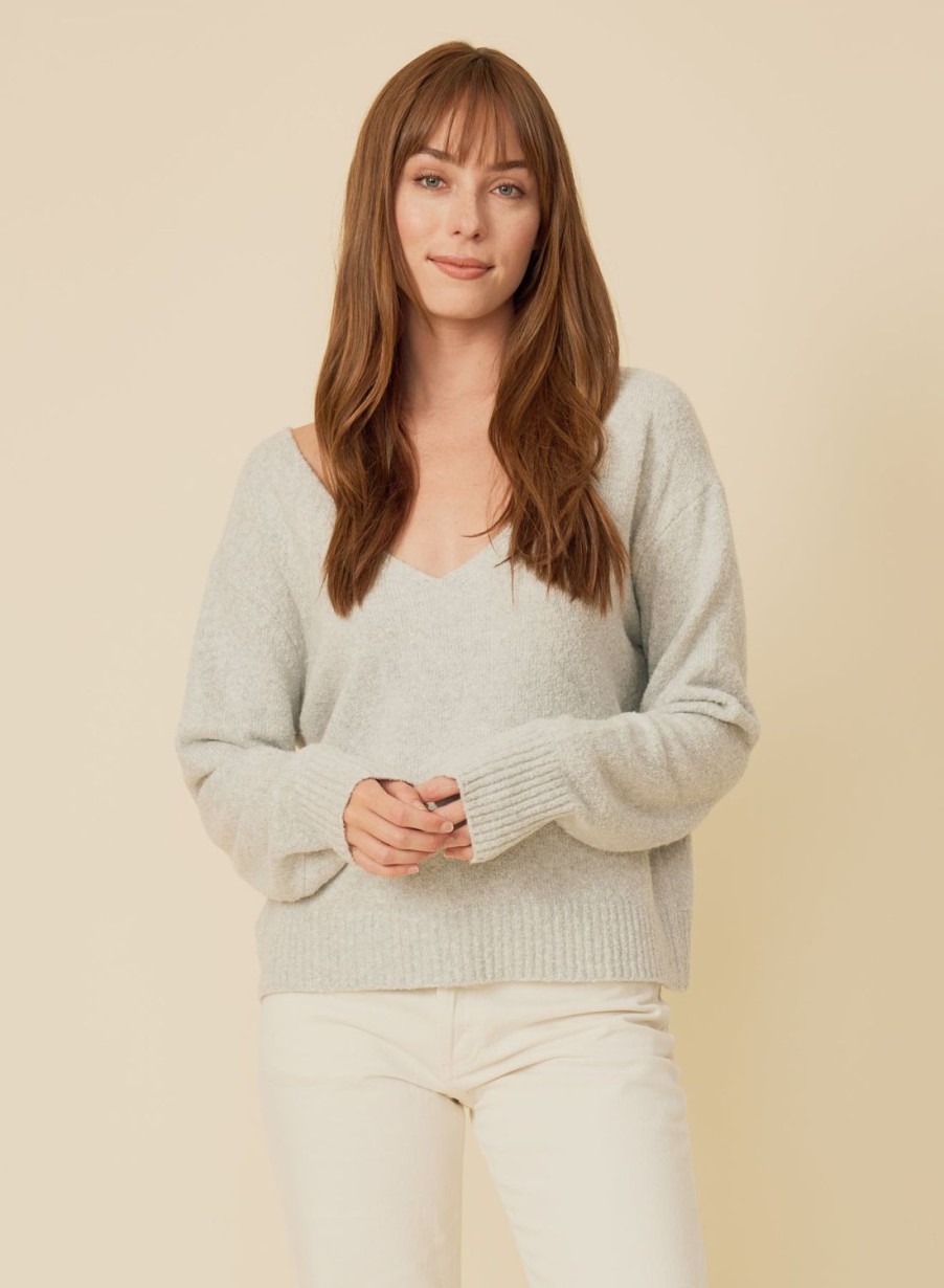 One Grey Day Ansel Pullover - Cloud | Pullovers