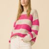 One Grey Day David Pullover - Bright Rose Combo | Pullovers