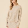 One Grey Day Amelia Knit Pullover - Biscuit | Pullovers