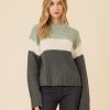 One Grey Day Matty Colorblock Pullover - Juniper Combo | Pullovers