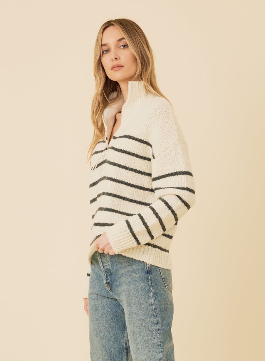 One Grey Day Sirelle Pullover - Ivory Combo | Pullovers