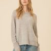 One Grey Day Sloane Cashmere Pullover - Heather Grey | Pullovers