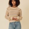 One Grey Day Vera Pullover - Couscous Combo | Pullovers