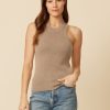 One Grey Day Leia Merino Tank - Fawn | Tanks/Tops/Tees