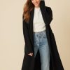 One Grey Day Sawyer Ribbed Coat - Black | Cardigans/Dusters