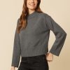 One Grey Day Sutton Chainette Pullover - Cinder | Pullovers