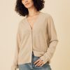 One Grey Day Sloane Cashmere Cardigan - Oatmeal | Cardigans/Dusters