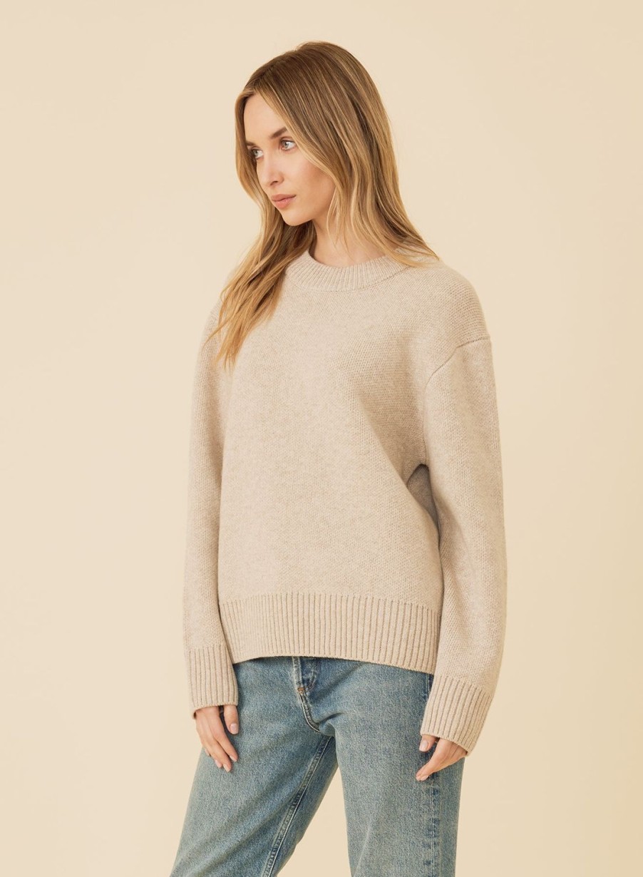 One Grey Day Solomon Pullover - Biscuit | Pullovers