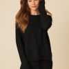 One Grey Day Cambria Cashmere Pullover - Black | Sets