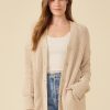 One Grey Day Ellie Cardigan - Oatmeal | Cardigans/Dusters